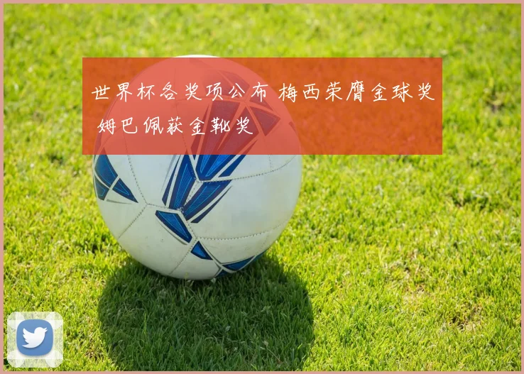 世界杯各奖项公布 梅西荣膺金球奖 姆巴佩获金靴奖